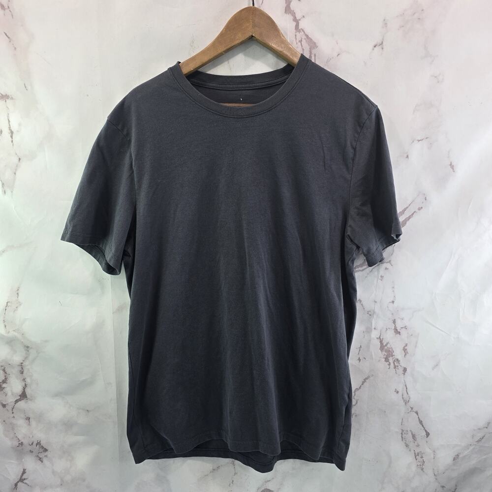 Everlane T Shirt Mens Large Dark Gray Short Sleeve Crew Organic Cotton